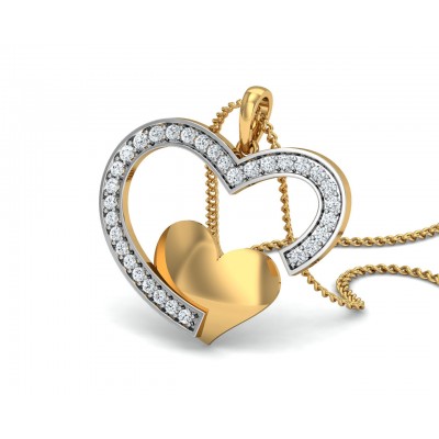 Fiona Diamond Heart  Pendant